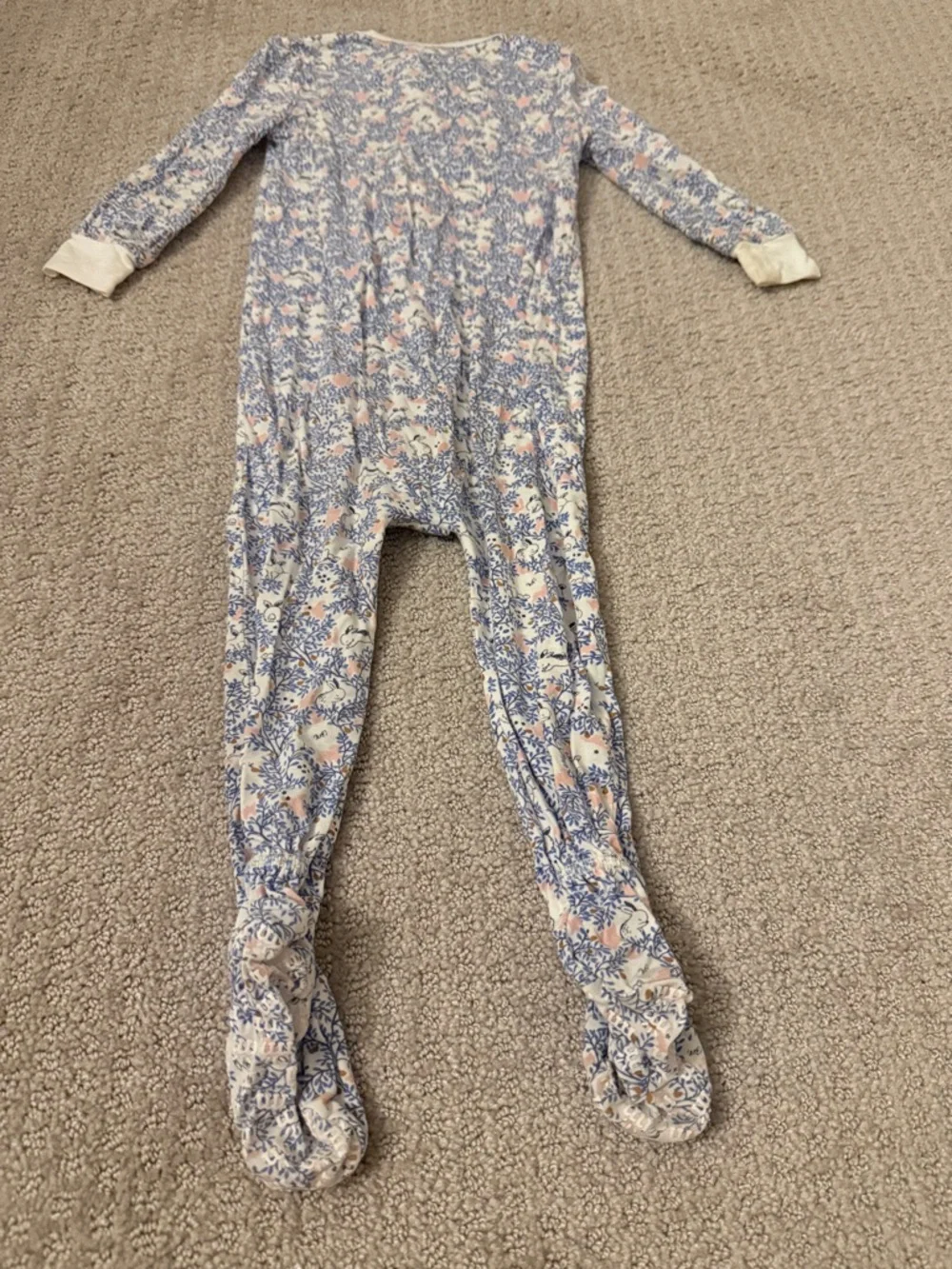 Magnetic Me Floral Footed One-Piece Pajamas
